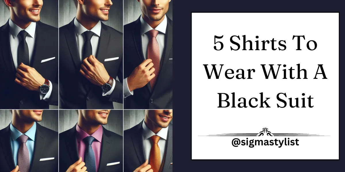 how to style a black suit