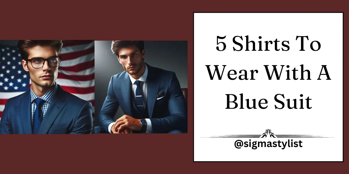 how to style a blue suit