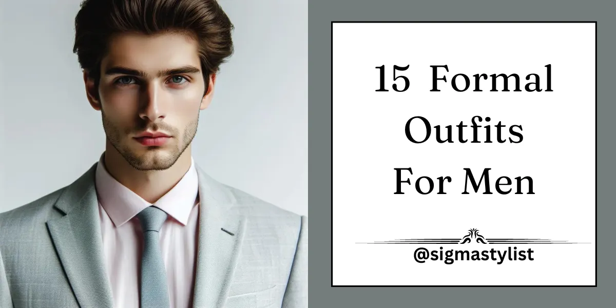 15 Formal Outfits for Men